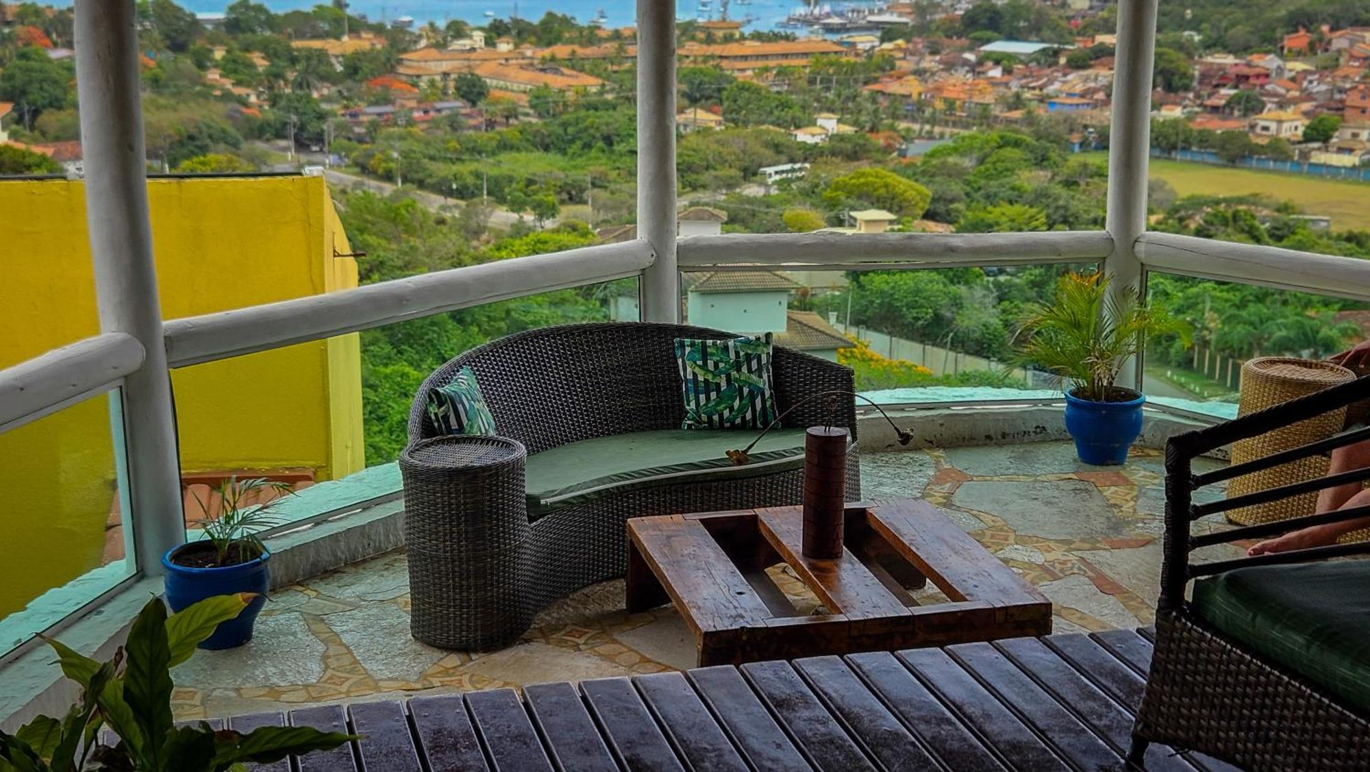 Bliss Hotéis Bella Vista Búzios Exterior foto A balcony in the city of Niterói, Brazil